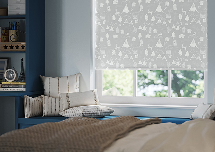 Mountain Hilltop, Nimbus Grey - Twist&Fit Roller Blind - Image 5